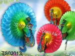 TS02013 4" HONEYCOMB PEACOCK CROWN PICKS